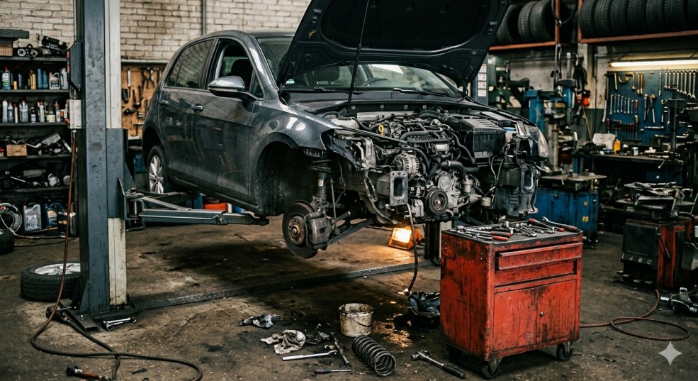 Atelier réparation mécanique